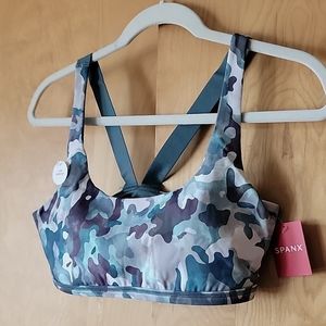 SPANX Printed Low Impact Sports Bra